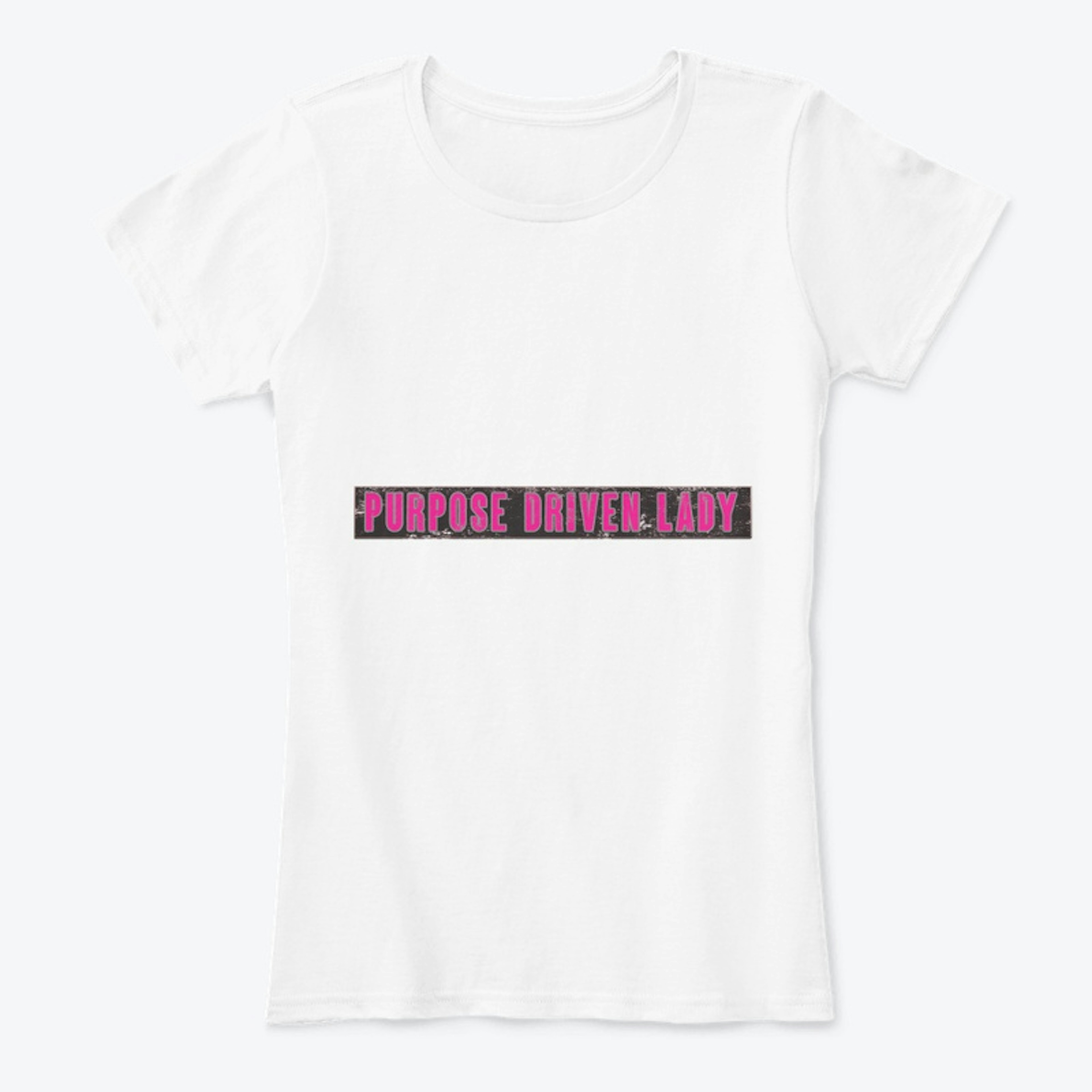 Purpose Driven Lady Pink & Blk Banner 