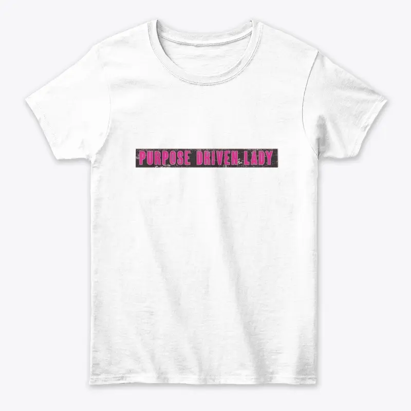 Purpose Driven Lady Pink & Blk Banner 