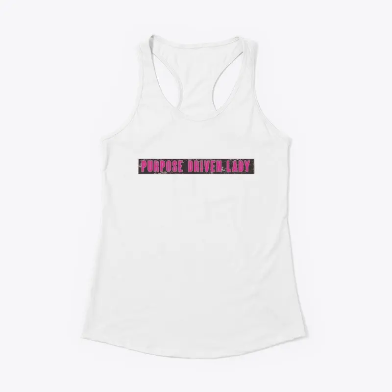 Purpose Driven Lady Pink & Blk Banner 